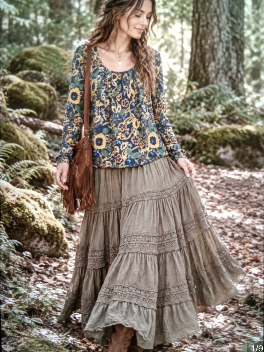 NATURAL LIFE Textured Scoop Neck dress